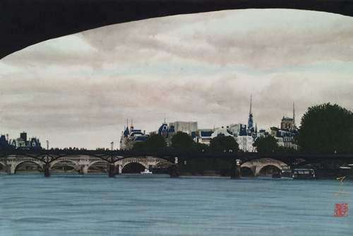 図版：「Pont des Arts」6P 岩永 てるみ