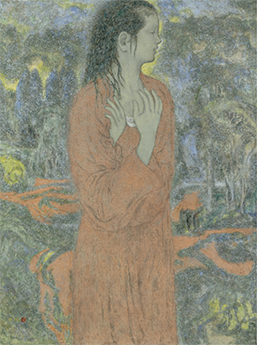 図版：「森の氣」　50号