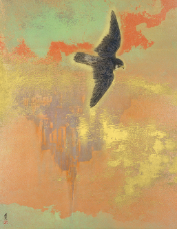 図版：「長元坊」　116.7×90.9㎝