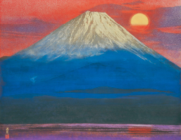 図版：「夕映え」　90.9×116.7㎝