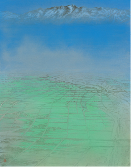 図版：「大 地」　116.7×90.9㎝