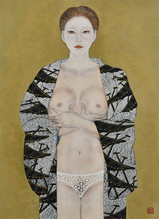 図版：「裸婦」73.2 x 53.5cm