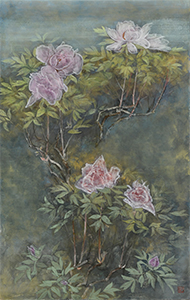 図版：「青韻」94.2 × 59.6cm 